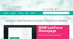 Desktop Screenshot of labforce.ch